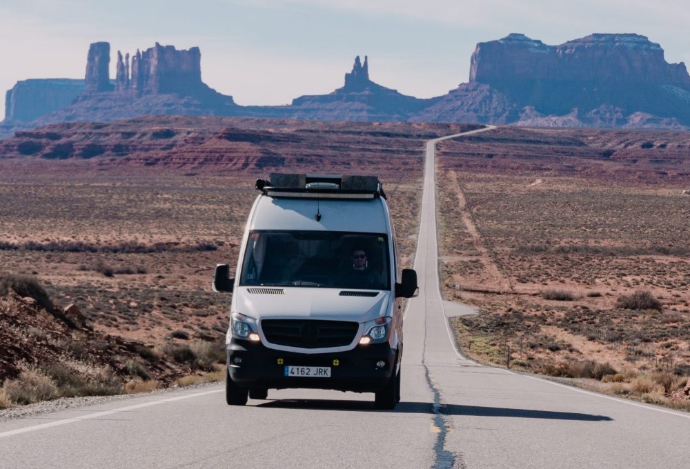 Campervan Monument valley USA
